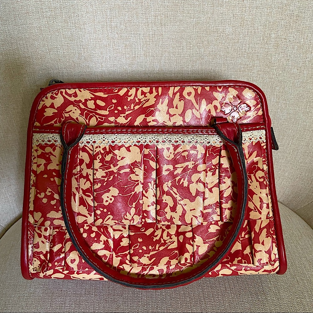 Patricia Nash Red Leather Handbag